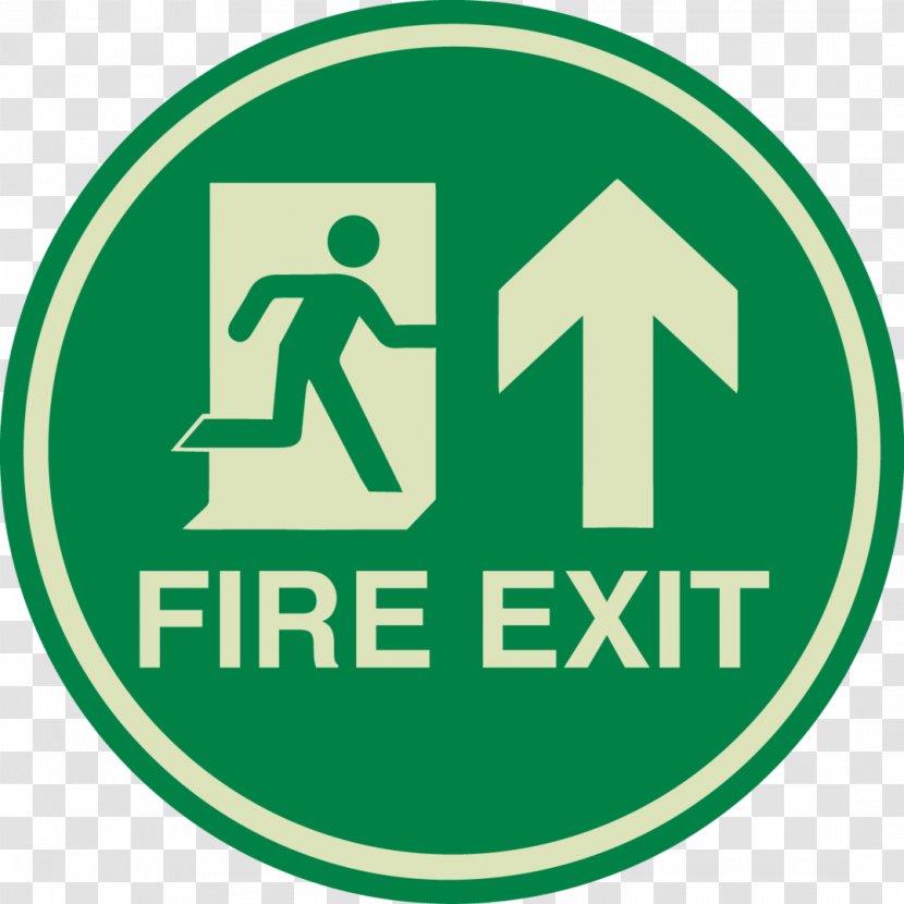 Exit Sign Fire Escape Emergency Building Transparent PNG