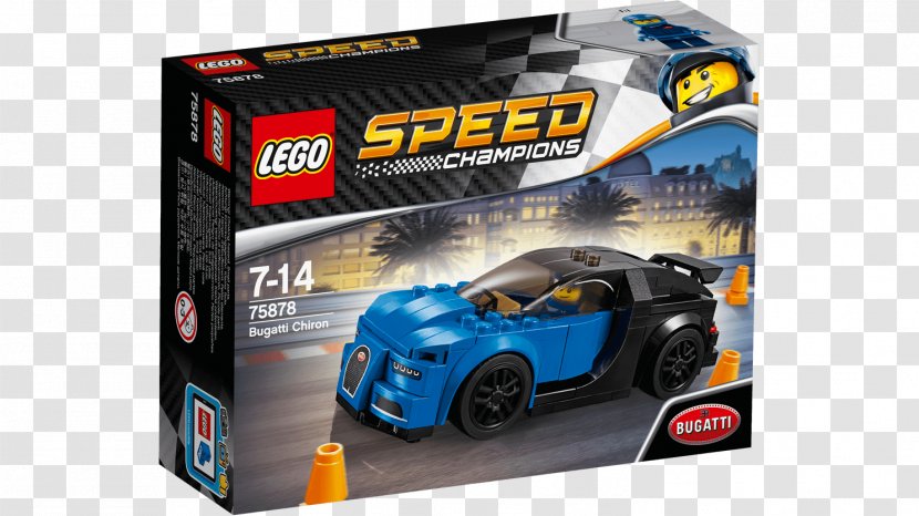 LEGO 75878 Speed Champions Bugatti Chiron Car Lego - Play Vehicle Transparent PNG