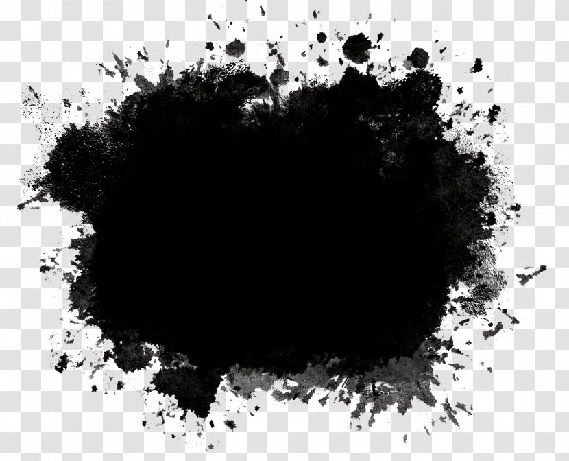 Black Ink Soil Black-and-white - Blackandwhite Transparent PNG