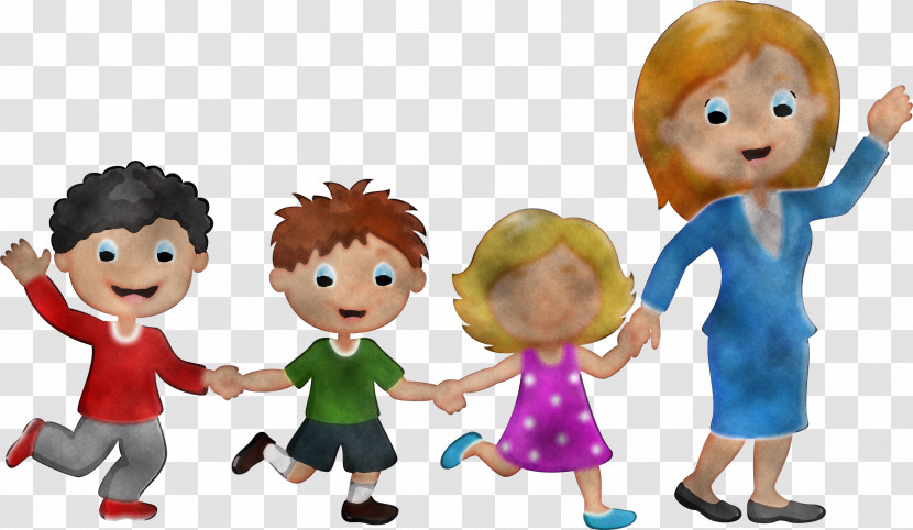 Cartoon Child People Toy Sharing Transparent PNG