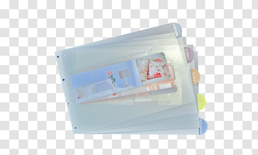 Offset Printing Screen Plastic Punched Pocket - Standard Paper Size - Mat Transparent PNG