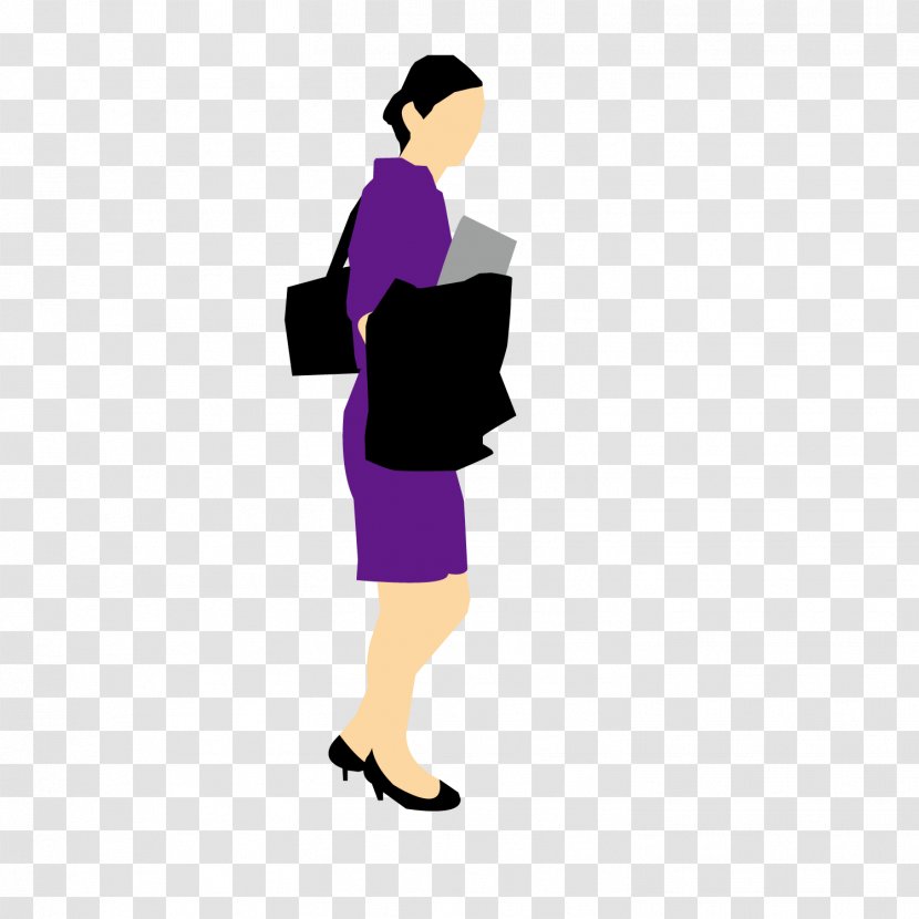 Businessperson Female Woman Icon - Frame - Work Transparent PNG