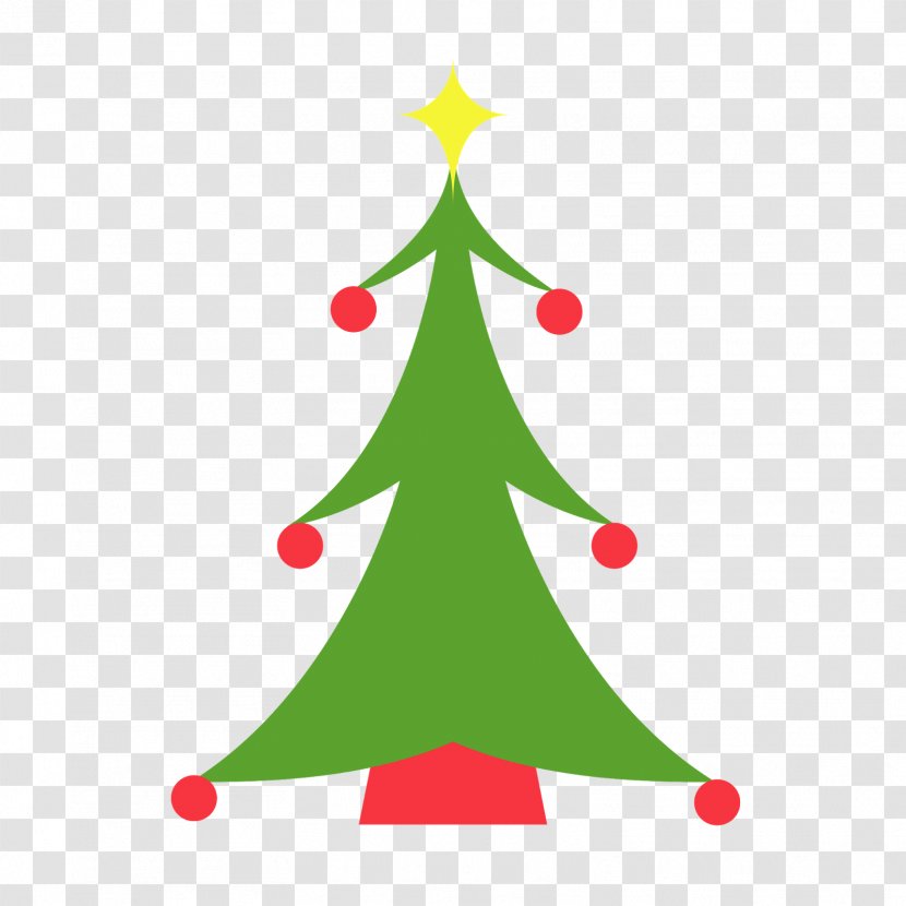 Christmas Tree Spruce Fir Decoration Ornament - Conifers Transparent PNG