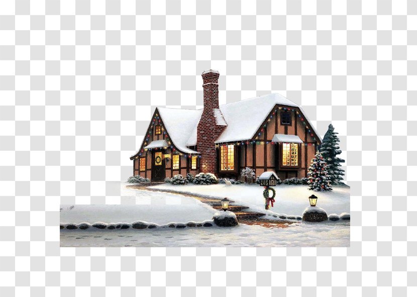 Christmas Eve Party Wallpaper - Building - Cabin Transparent PNG