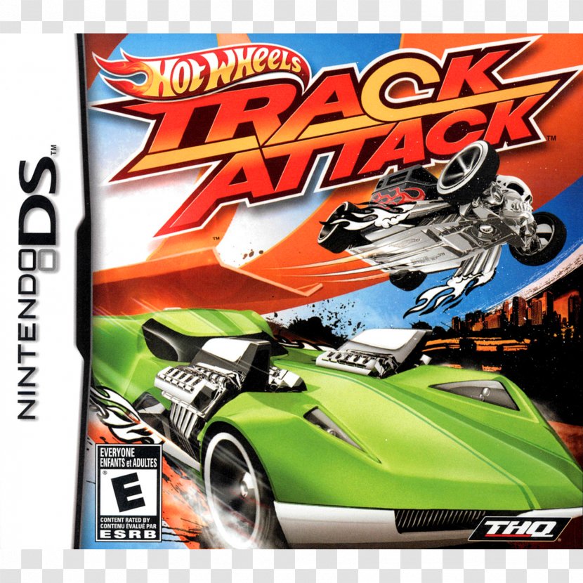Hot Wheels Track Attack Wii U Sonic Colors Video Game - Hobby Transparent PNG