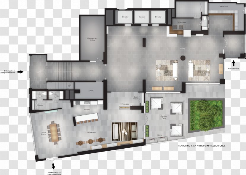 Architecture House Amenity Floor Plan - Emerald City - Park Transparent PNG
