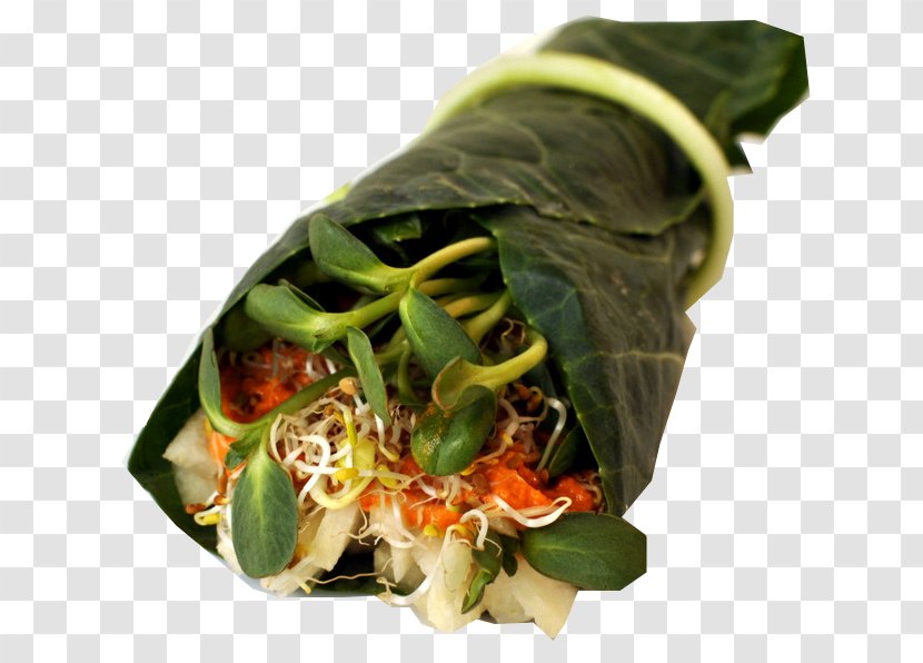 Vegetarian Cuisine Wrap Burrito Raw Foodism Stuffing - Cut Cabbage Transparent PNG