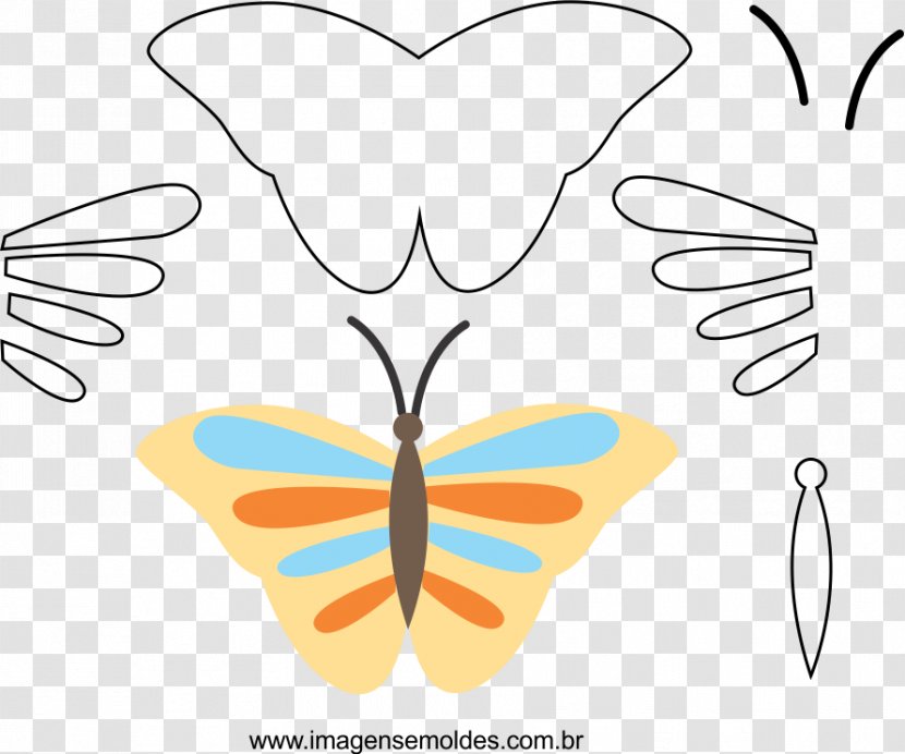 Monarch Butterfly Handicraft Brush-footed Butterflies Felt - Pharmacy Transparent PNG