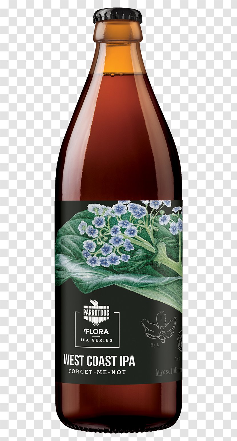 Parrotdog Brewery Beer Bottle India Pale Ale Hops Transparent PNG