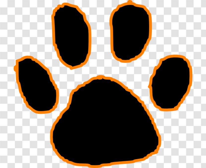 Animal Track Footprint Clip Art - Paw Transparent PNG