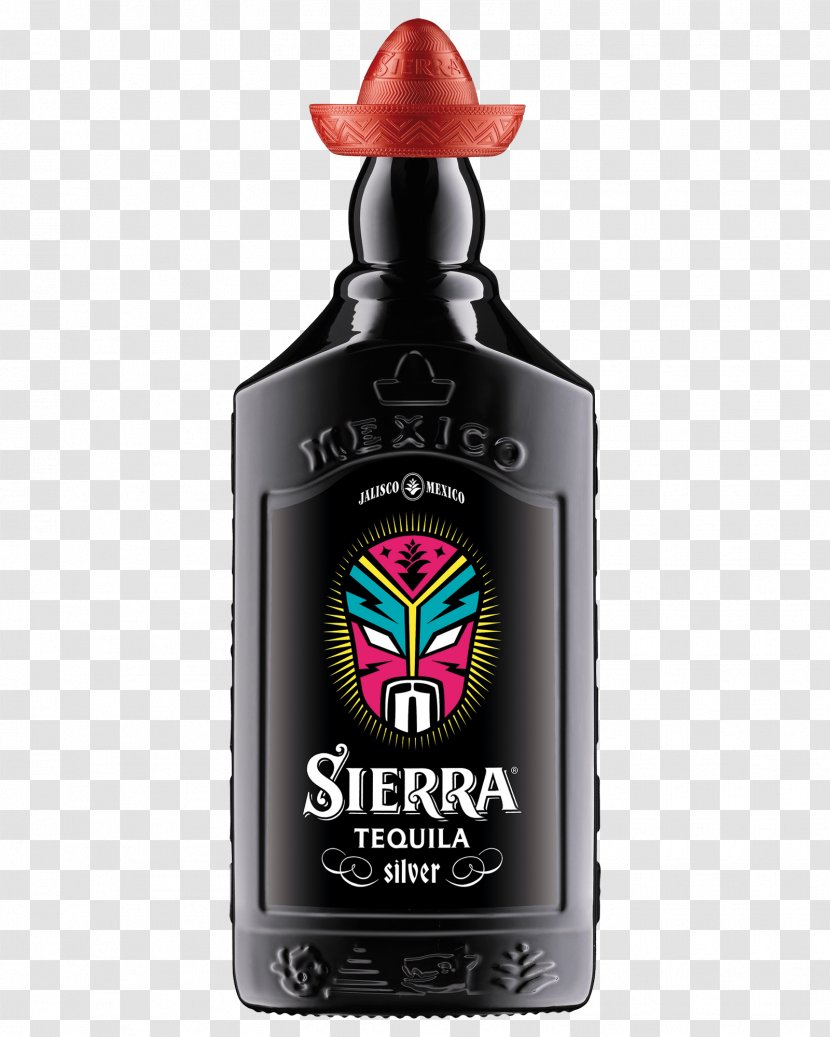 Liqueur Tequila Distilled Beverage Bottle Sierra Silver Transparent PNG