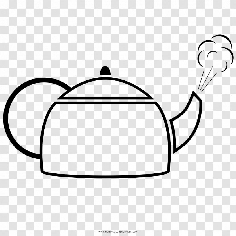 Drawing Teapot Coloring Book Kettle Painting - Artwork Transparent PNG