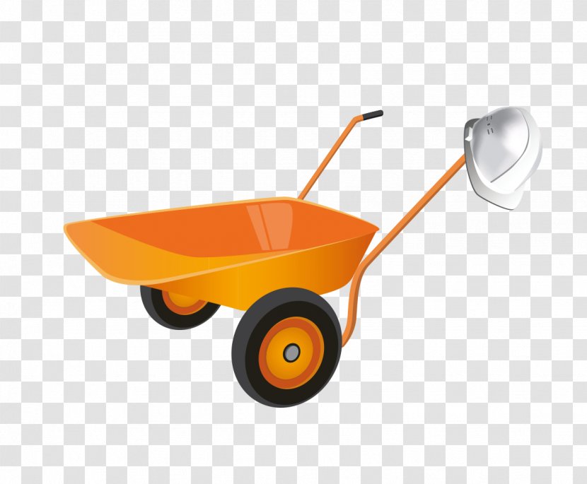 Drawing - Tool - Orange Trolley Transparent PNG