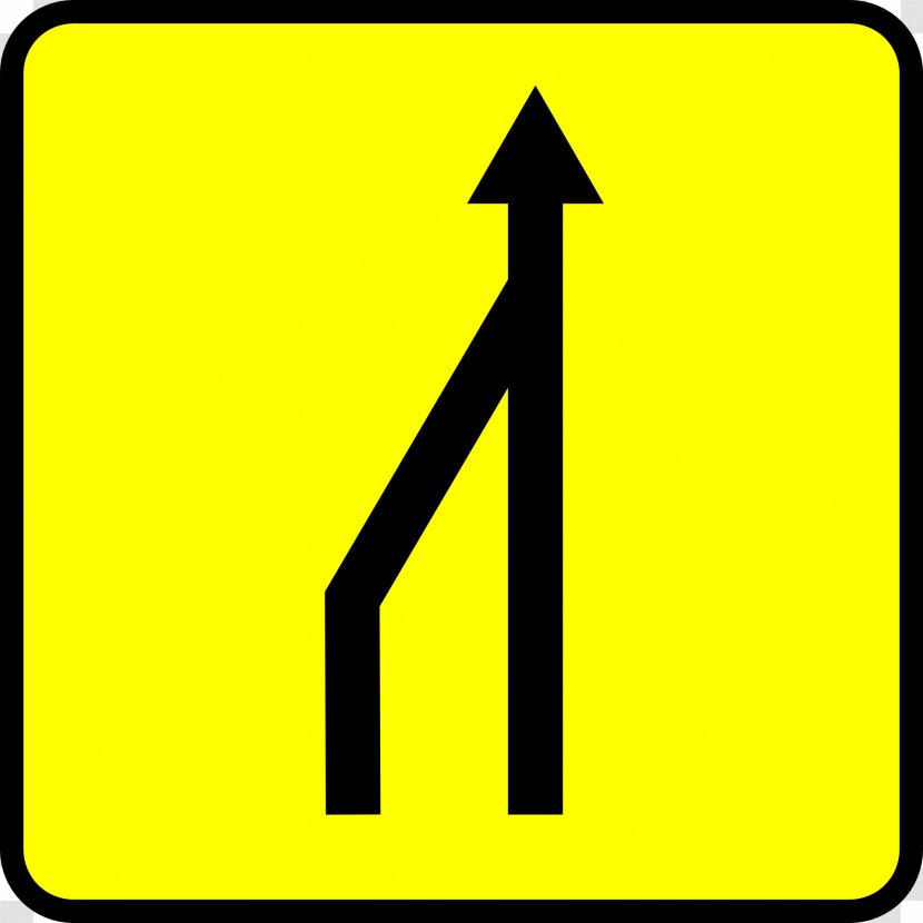 Traffic Sign Arrow Road Lane - Street Transparent PNG