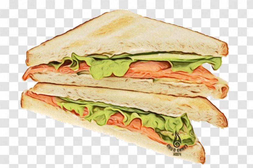 Turkey Cartoon - Bologna Sandwich - American Food Baked Goods Transparent PNG
