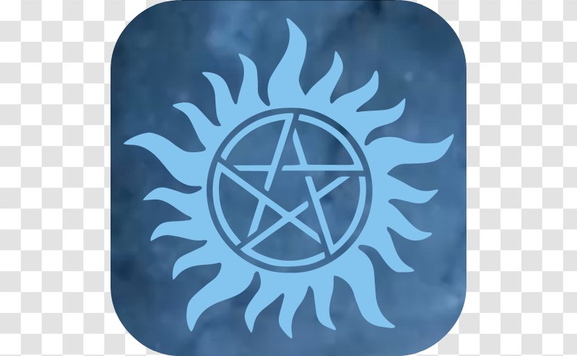 Dean Winchester Castiel Sam Image Demonic Possession - Blue - Symbol Transparent PNG