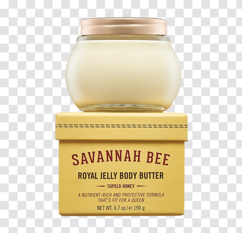 Savannah Bee Company Royal Jelly Body Butter Lotion Honey Transparent PNG