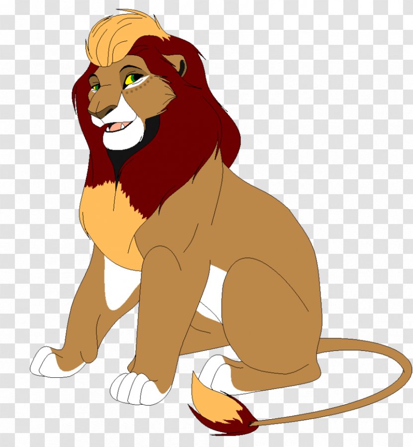 Lion DeviantArt Cat - Big Cats Transparent PNG