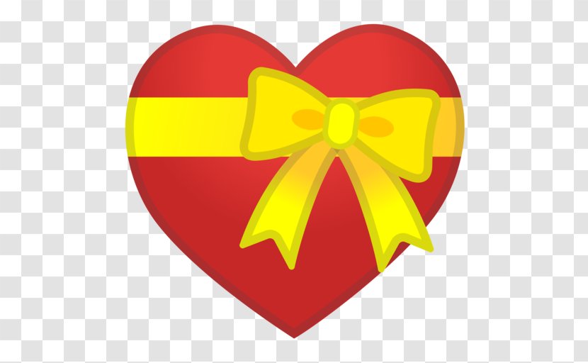 Emojipedia Heart Android Lazo - Nougat - Valentino Transparent PNG