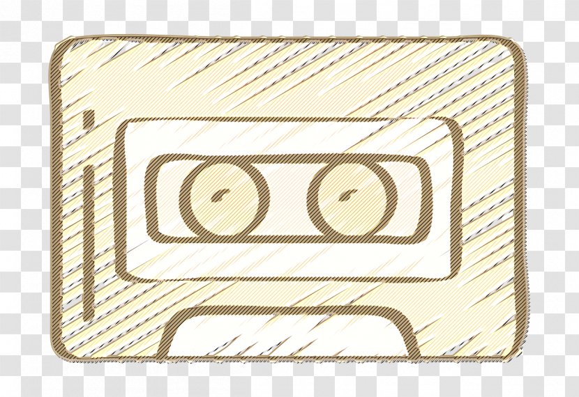 Cassette Icon Free Hipster - Music - Metal Technology Transparent PNG