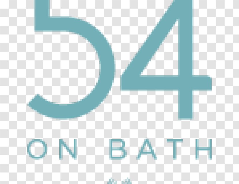 54 On Bath Logo Brand Sign Hotel - Musuem Transparent PNG