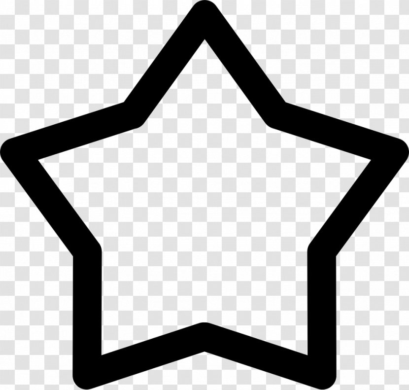 Star Fan Mail - Black And White - Symbol Transparent PNG