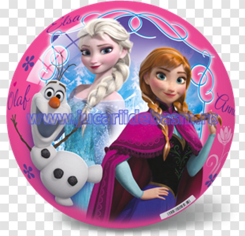 Frozen Doll Ball Toy Elsa - Walt Disney Company Transparent PNG