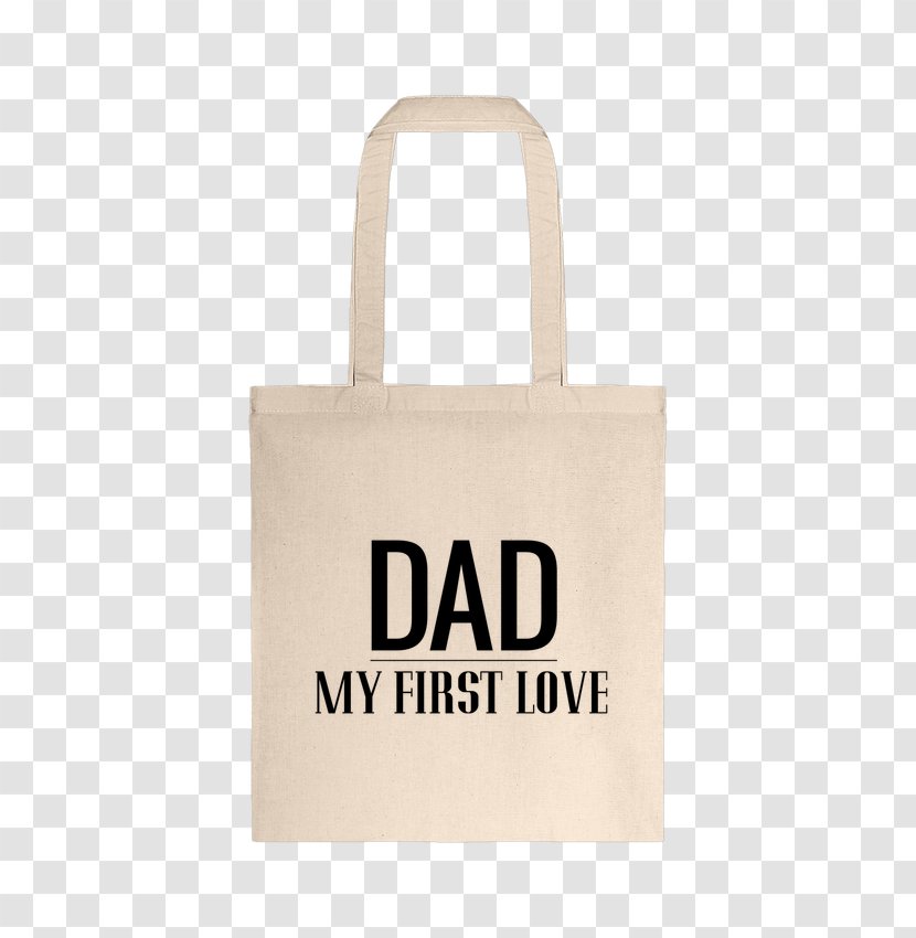 Tote Bag Handbag Cotton T-shirt - Love My Dad Transparent PNG