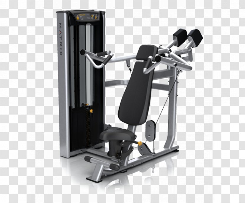 Overhead Press Fly Weight Training Fitness Centre Shoulder - Elliptical Trainer Transparent PNG