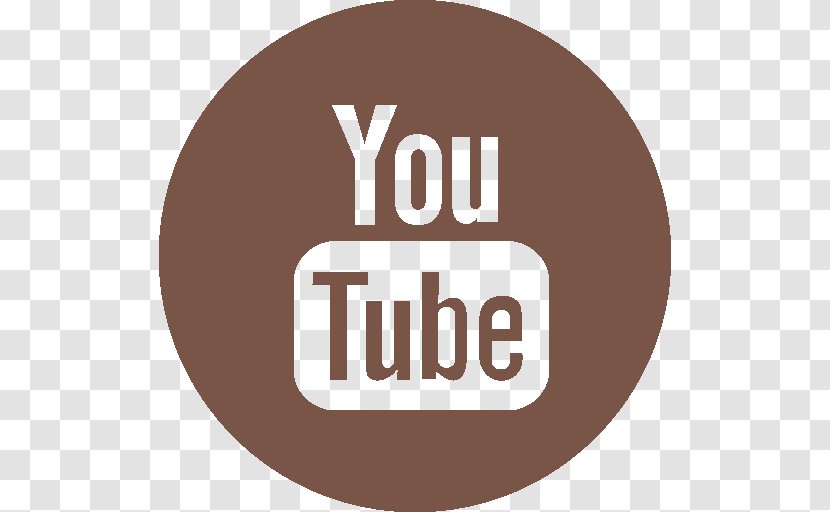 YouTube Social Media - Brown - Youtube Transparent PNG