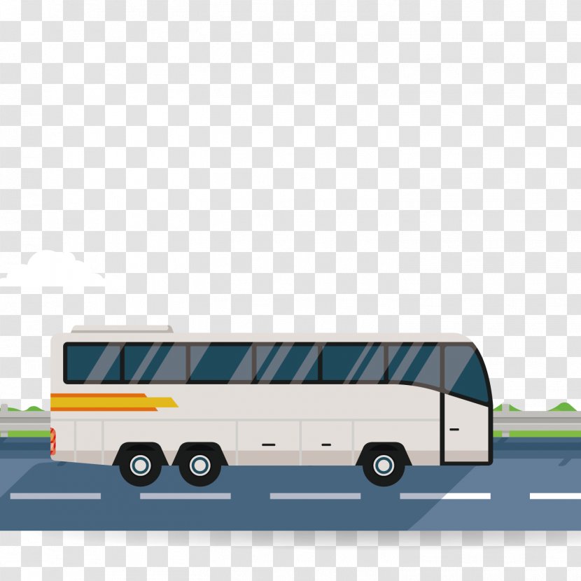 Bus Road Download - Vehicle - Vector Car Transparent PNG