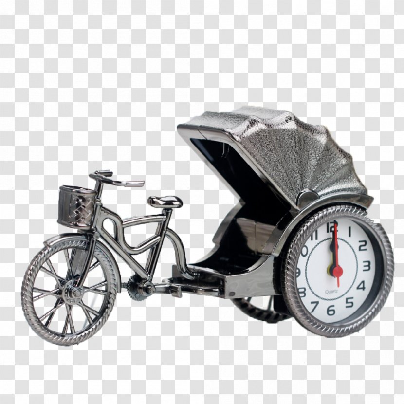 Nightstand Table Alarm Clock Bedroom - Bicycle Accessory - Exquisite Transparent PNG