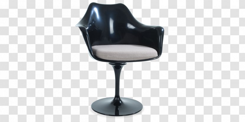 Table Tulip Chair Knoll Cushion - Armchair Transparent PNG