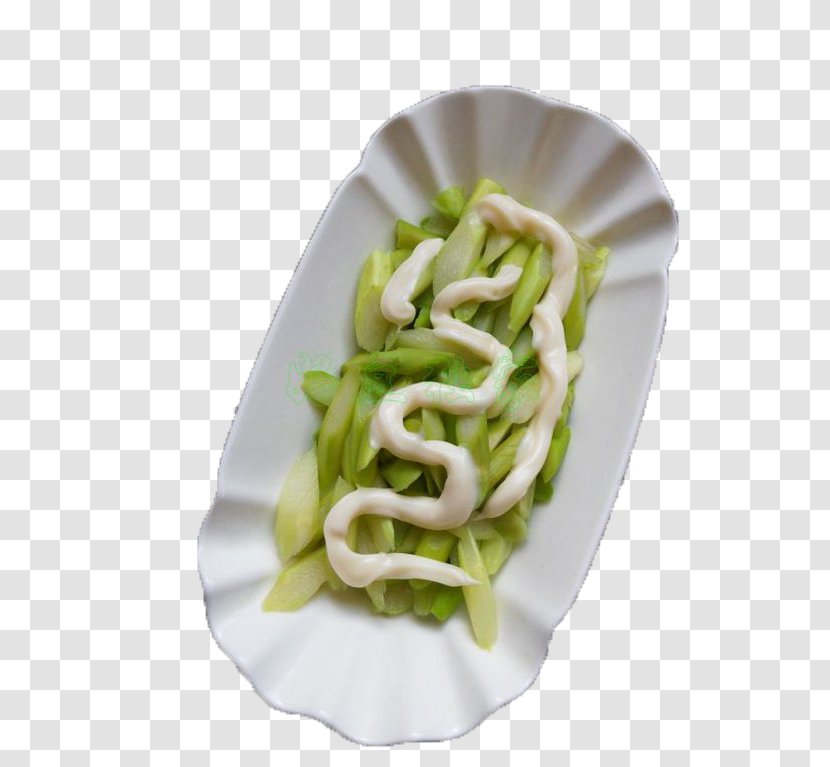 Vegetarian Cuisine Side Dish Asparagus Salad - Food Transparent PNG