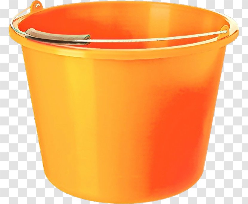 Background Orange - Bucket - Cylinder Transparent PNG