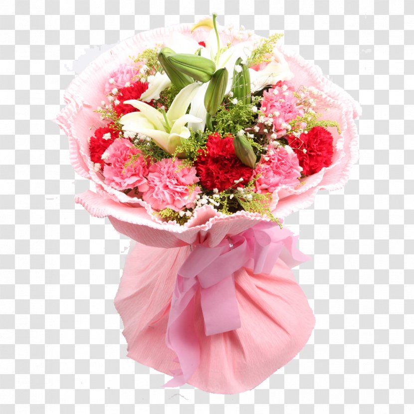 Flower U9001u82b1 Blomsterbutikk Carnation Mothers Day - Happiness - A Bouquet Of Beautiful Flowers Transparent PNG