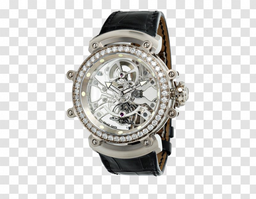 Watch Bulgari Jewellery Horology Movement - Strap - Bvlgari Hollow Mechanical Watches Silver Male Table Transparent PNG