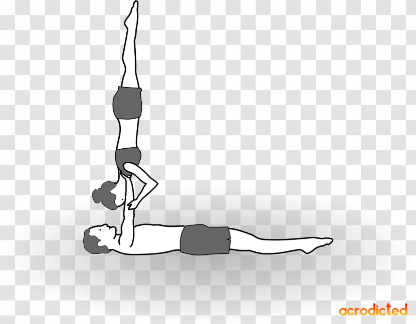 Handstand Arm Elbow Foot - Stand A Pose Of Soldier Transparent PNG