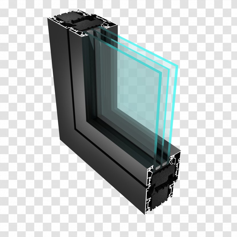 Window Door Aluminium Curtain & Drape Rails - Thermal Insulation Transparent PNG