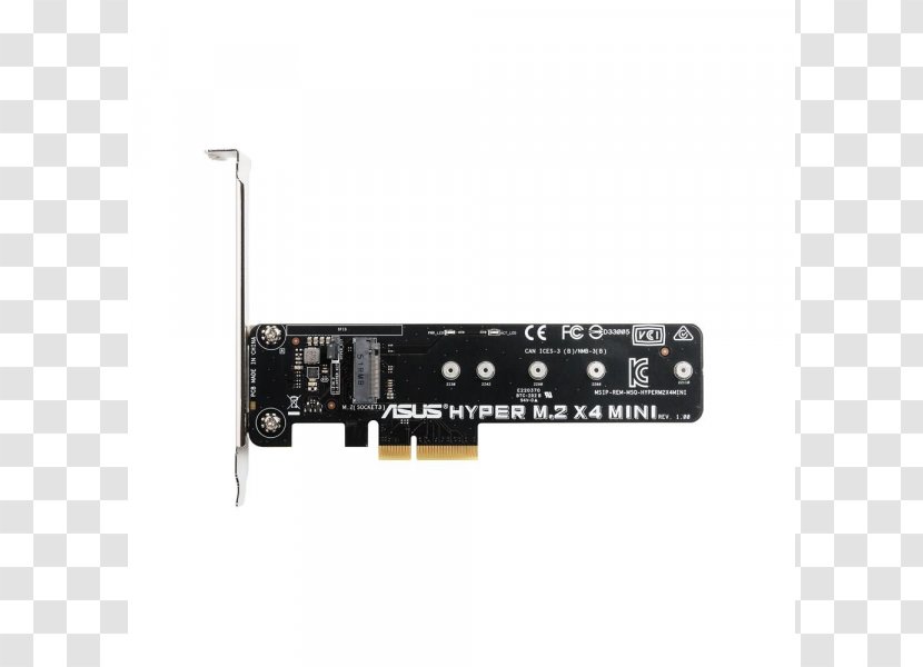 Graphics Cards & Video Adapters PCI Express M.2 Expansion Card ASUS - Pci - Solidstate Drive Transparent PNG