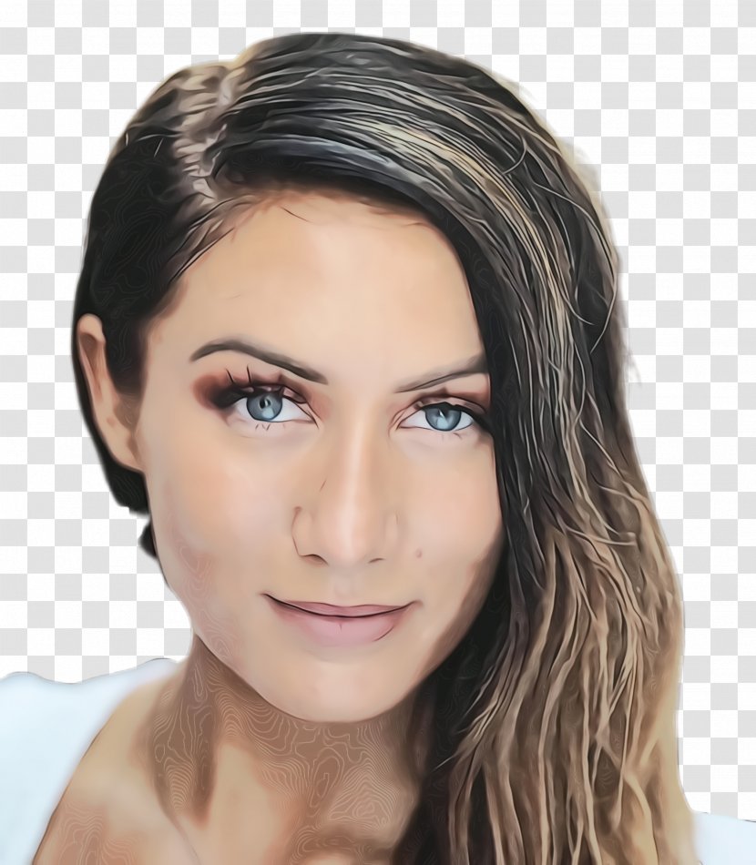 Face Hair Eyebrow Forehead Skin - Watercolor - Head Cheek Transparent PNG