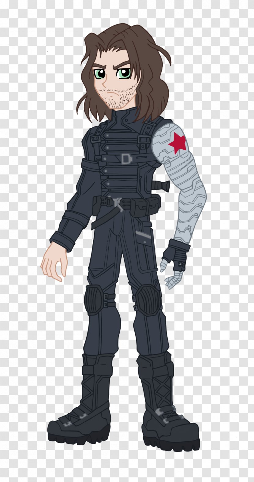 Captain America: The Winter Soldier Bucky Barnes Cartoon Transparent PNG