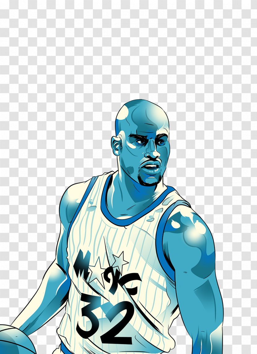 Shaquille O'Neal Orlando Magic Miami Heat Blue Chips NBA - Allnba Team Transparent PNG