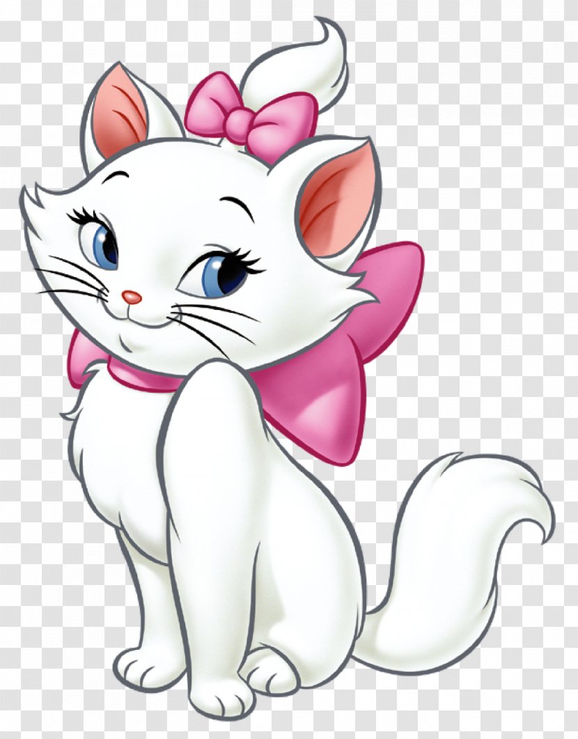 Disney's Marie Cat Kitten Clip Art - Cartoon Transparent PNG