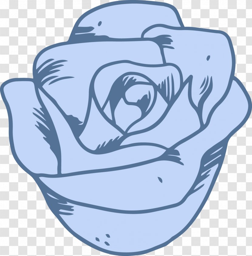 Beach Rose Blue Drawing Clip Art - Vector Transparent PNG