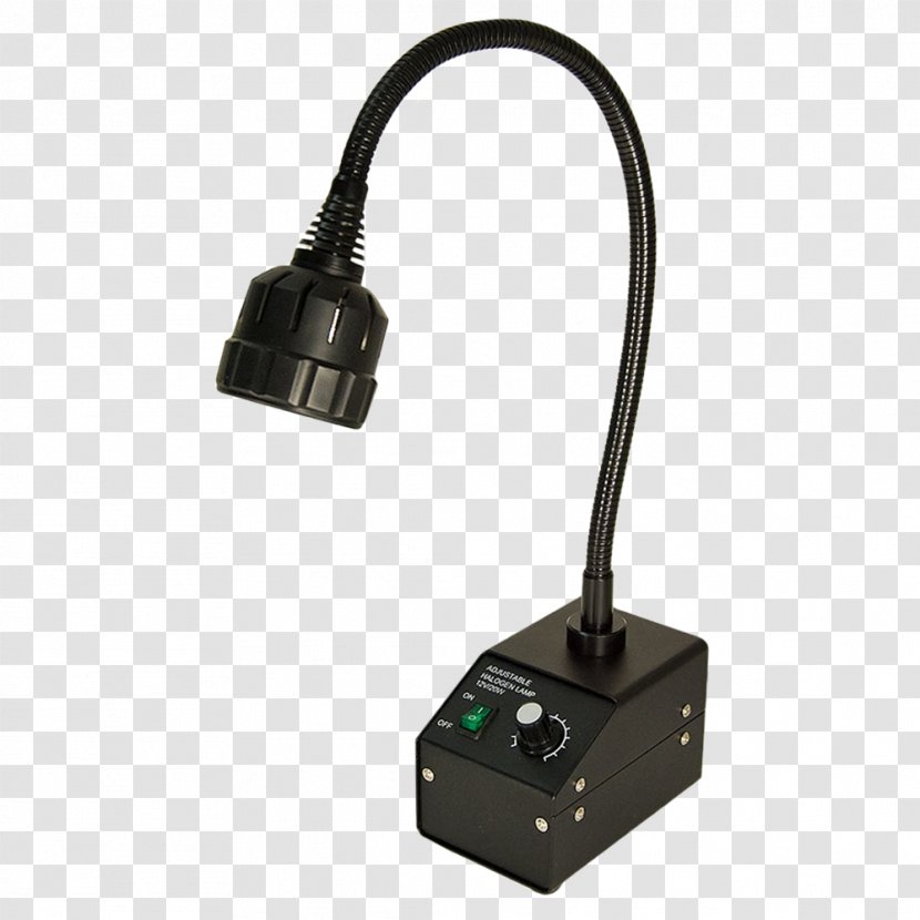 Electric Light Microscope Lamp - Electronic Component - Lighted Transparent PNG