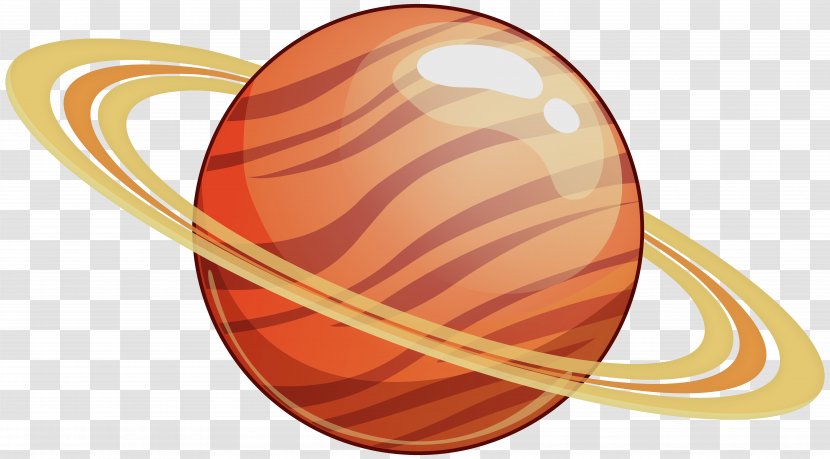 Clip Art Image Desktop Wallpaper Vector Graphics - Planet - Orange Transparent PNG