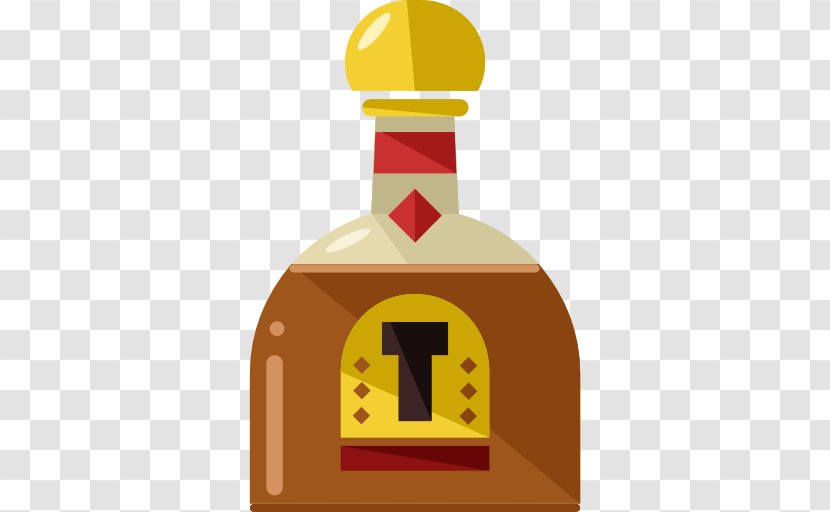 Brandy Bottle Alcoholic Drink Icon - Wine Transparent PNG