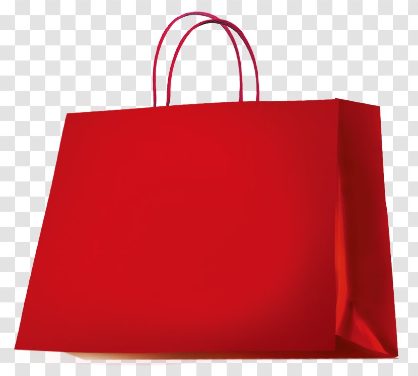 Tote Bag Brand Rectangle - Red Transparent PNG