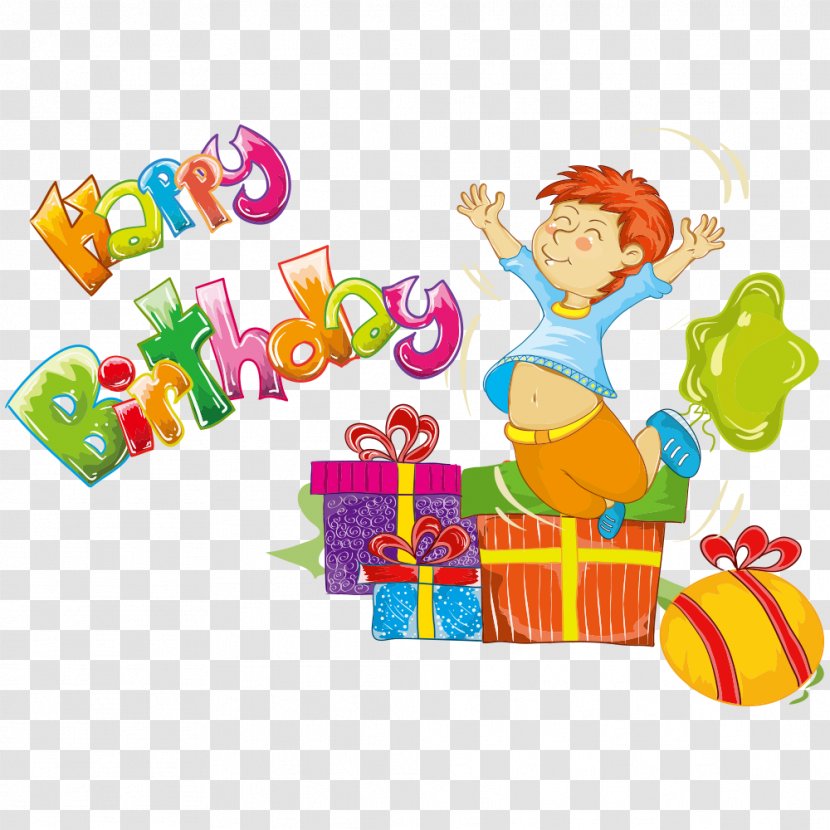 Birthday Gift Party Child Clip Art - Happy Transparent PNG